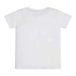 Guess T-Shirt Girocollo Tinta Unita con Stampa per Neonato N3GI09K8HM0 BIANCO GUESS 