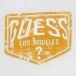 Guess T-Shirt Girocollo Tinta Unita con Stampa per Neonato N3GI09K8HM0 BIANCO GUESS 