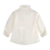 Guess Camicia Tinta Unita con Logo per Bambino N3YH04WE5W0J BIANCO GUESS 