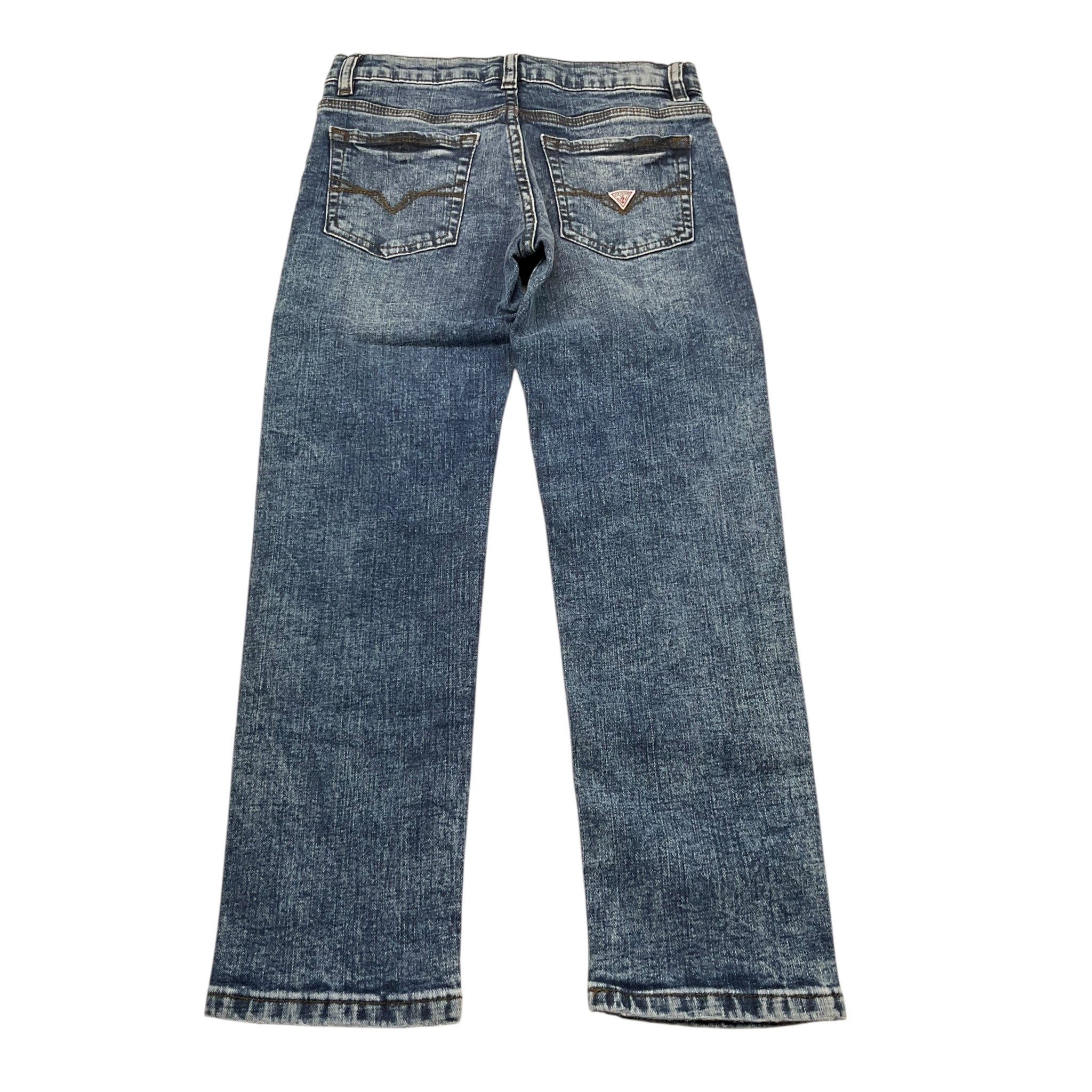 Guess Jeans Tinta Unita con Girovita Regolabile per Bambino N4YA10D52Z0J BLU GUESS 