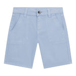 Guess Bermuda Tinta Unita con Girovita Regolabile per Bambino N5GD07WGAR0 AZZURRO GUESS 