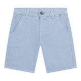 Guess Bermuda Tinta Unita con Girovita Regolabile per Bambino N5GD07WGAR0 AZZURRO GUESS 
