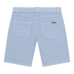 Guess Bermuda Tinta Unita con Girovita Regolabile per Bambino N5GD07WGAR0 AZZURRO GUESS 