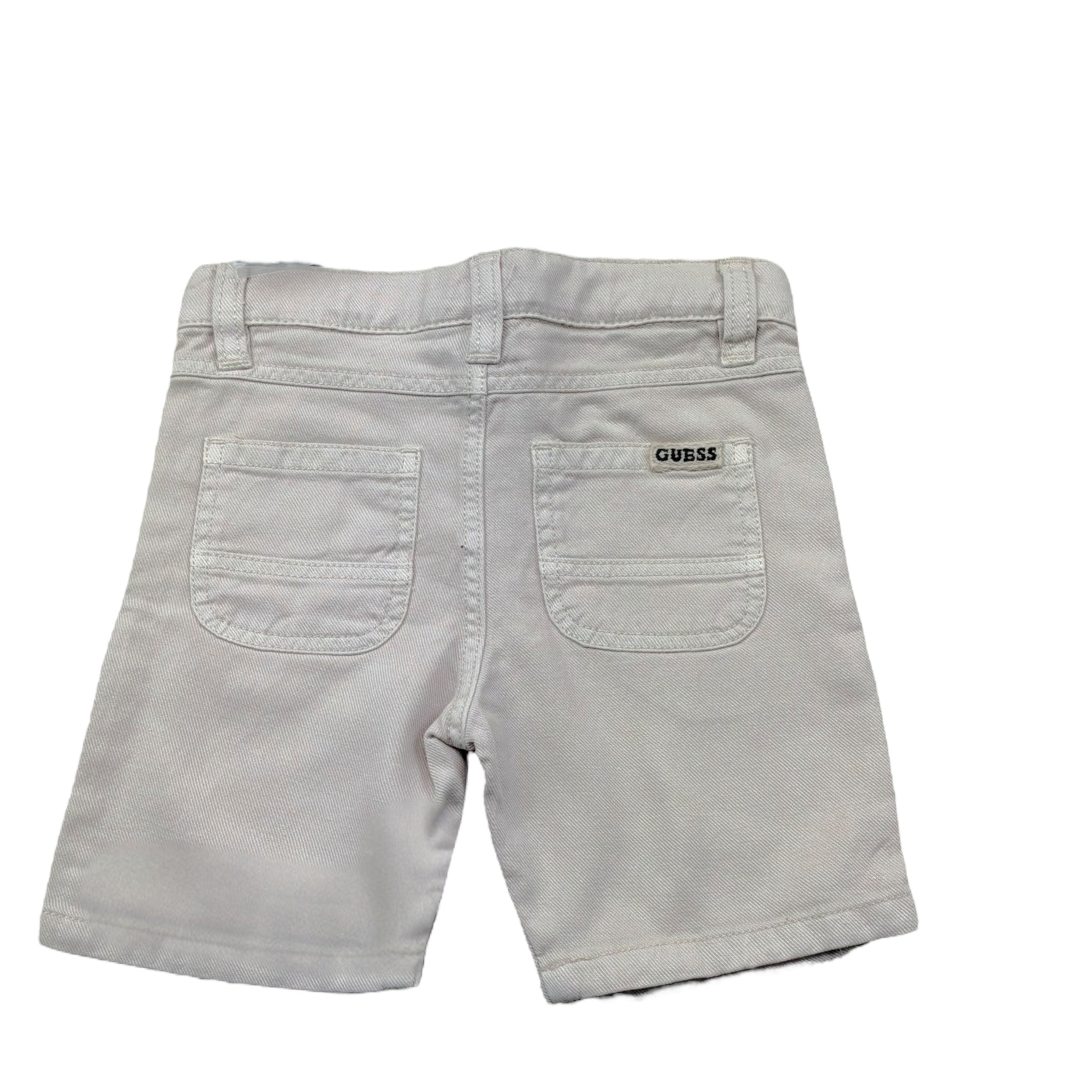 Guess Bermuda Tinta Unita con Girovita Regolabile per Neonato N5GD07WHAR0 BEIGE GUESS 