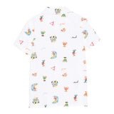 Guess Camicia Mezza Manica Tinta Unita con Stampa per Bambino N5GH05WBHQ1 BIANCO GUESS 