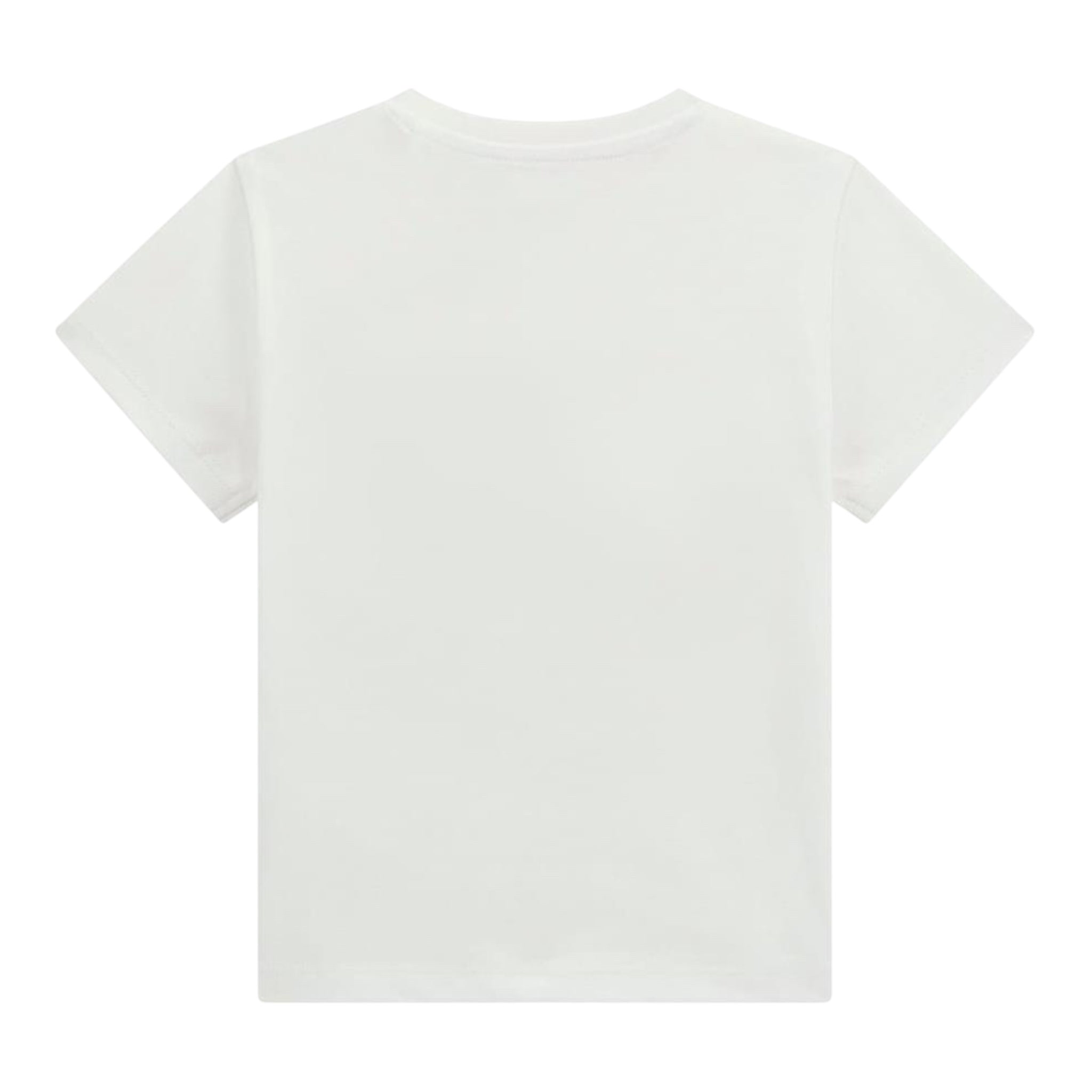 Guess T-Shirt Tinta Unita con Stampa per Neonato N5GI00K8HM4N BIANCO GUESS 