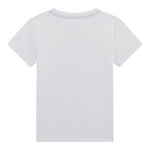 Guess T-Shirt Gircollo Tinta Unita con Stampa per Neonato N5GI16K8HM4 BIANCO GUESS 