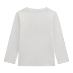 Guess Shirt Girocollo Tinta Unita con Logo per Neonato N5RI17K8HM4X BIANCO GUESS 