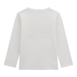Guess Shirt Girocollo Tinta Unita con Logo per Neonato N5RI17K8HM4X BIANCO GUESS 