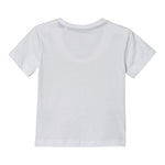 Guess T-Shirt Girocollo Tinta Unita con Stampe per Neonato N5RI23K8HM4 BIANCO GUESS 