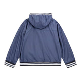 Guess Giubbino Tinta Unita con Zip E Cappuccio per Neonato N5RL11WCFM0 BLU GUESS 