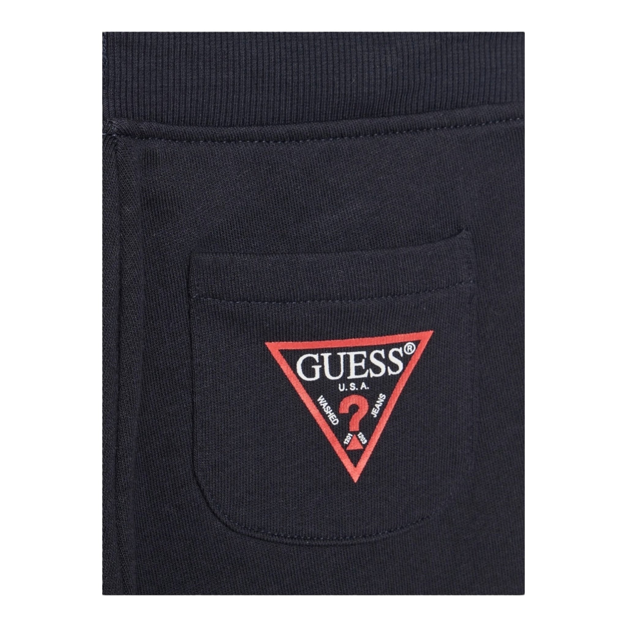Guess Bermuda Tinta Unita con Logo per Neonato N93Q18KAUG0NX BLU GUESS 