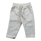 Gugu Gaga Pantalone Tinta Unita con Elastico In Vita per Neonato GM40 PANNA GUGU GAGA 