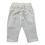 Gugu Gaga Pantalone Tinta Unita con Elastico In Vita per Neonato GM40 PANNA GUGU GAGA 