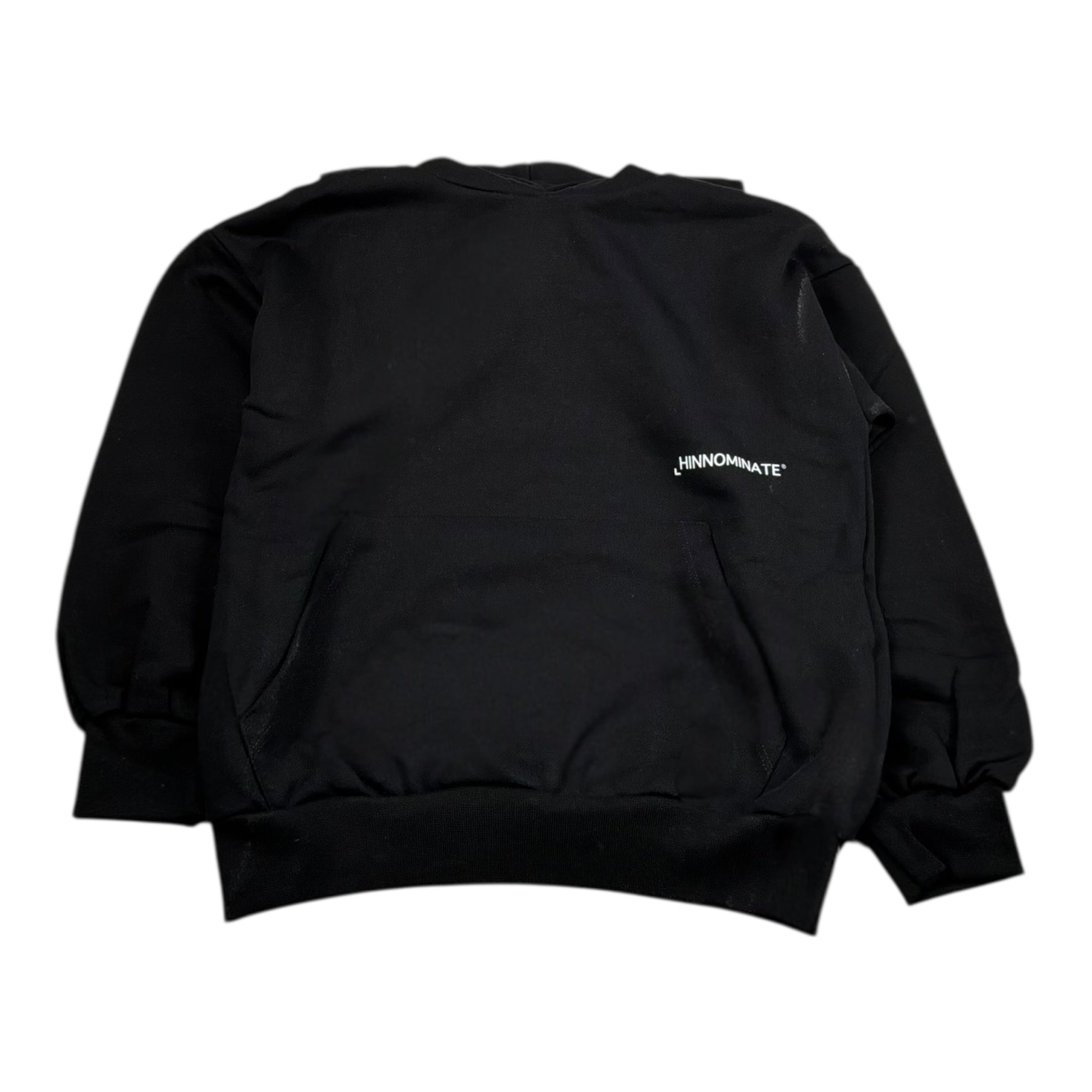Hinnominate Felpa Tinta Unita con Cappuccio per Bambino 3641FZ00029 NERO HINNOMINATE 