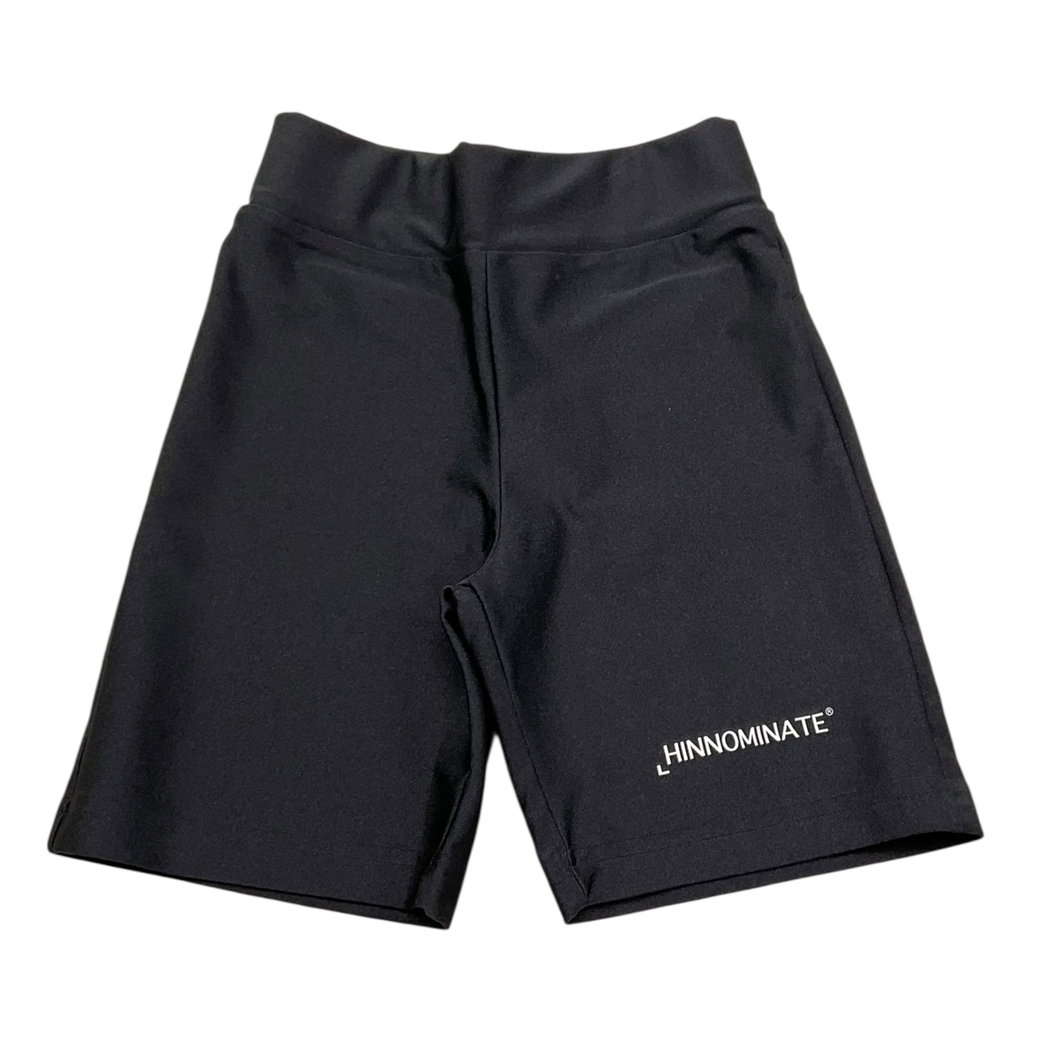 Hinnominate Leggins Modello Ciclista Tinta Unita con Logo per Bambina 3646P00065 NERO HINNOMINATE 