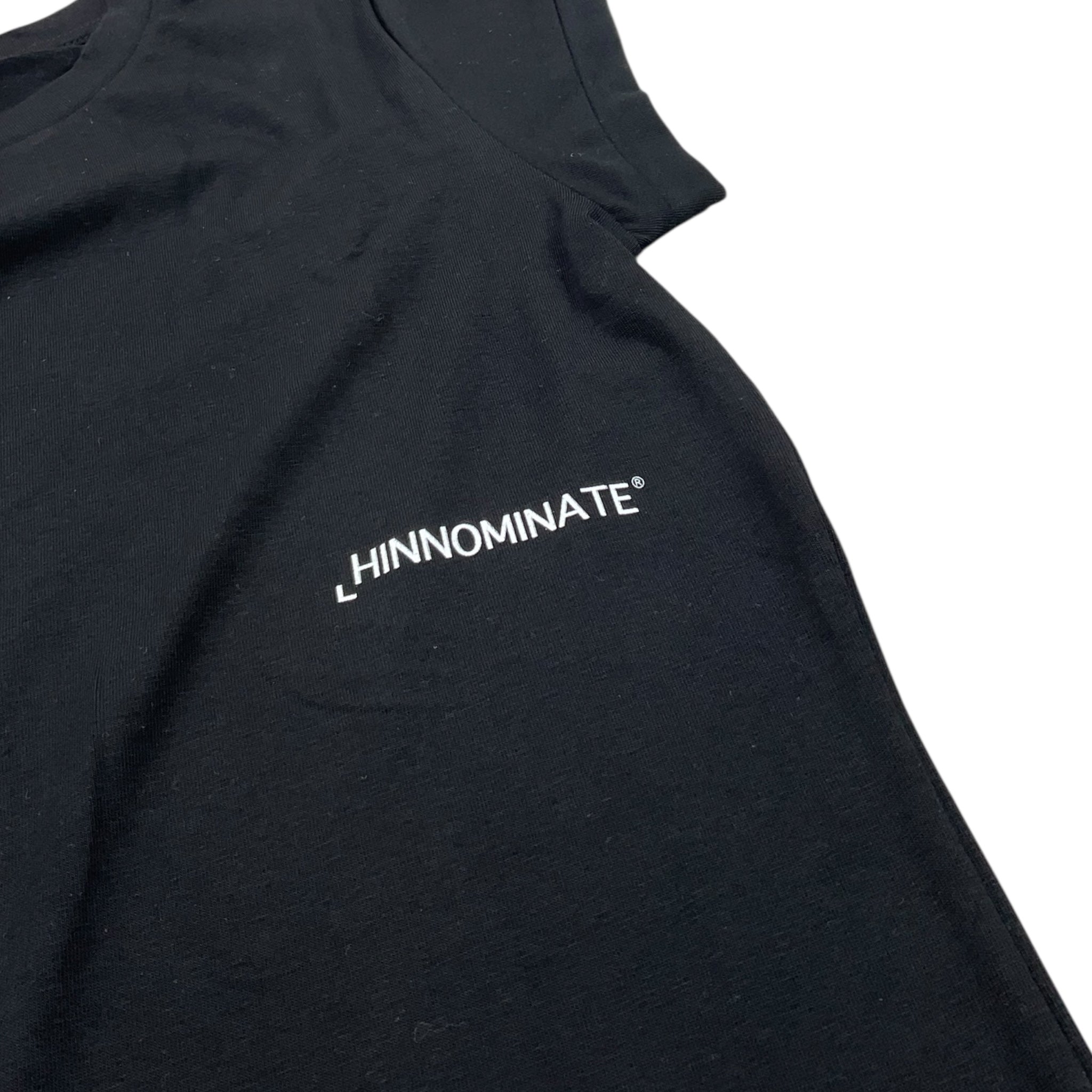Hinnominate Abito Mezza Manica Tinta Unita con Arricci per Bambina 3646V00184 NERO HINNOMINATE 