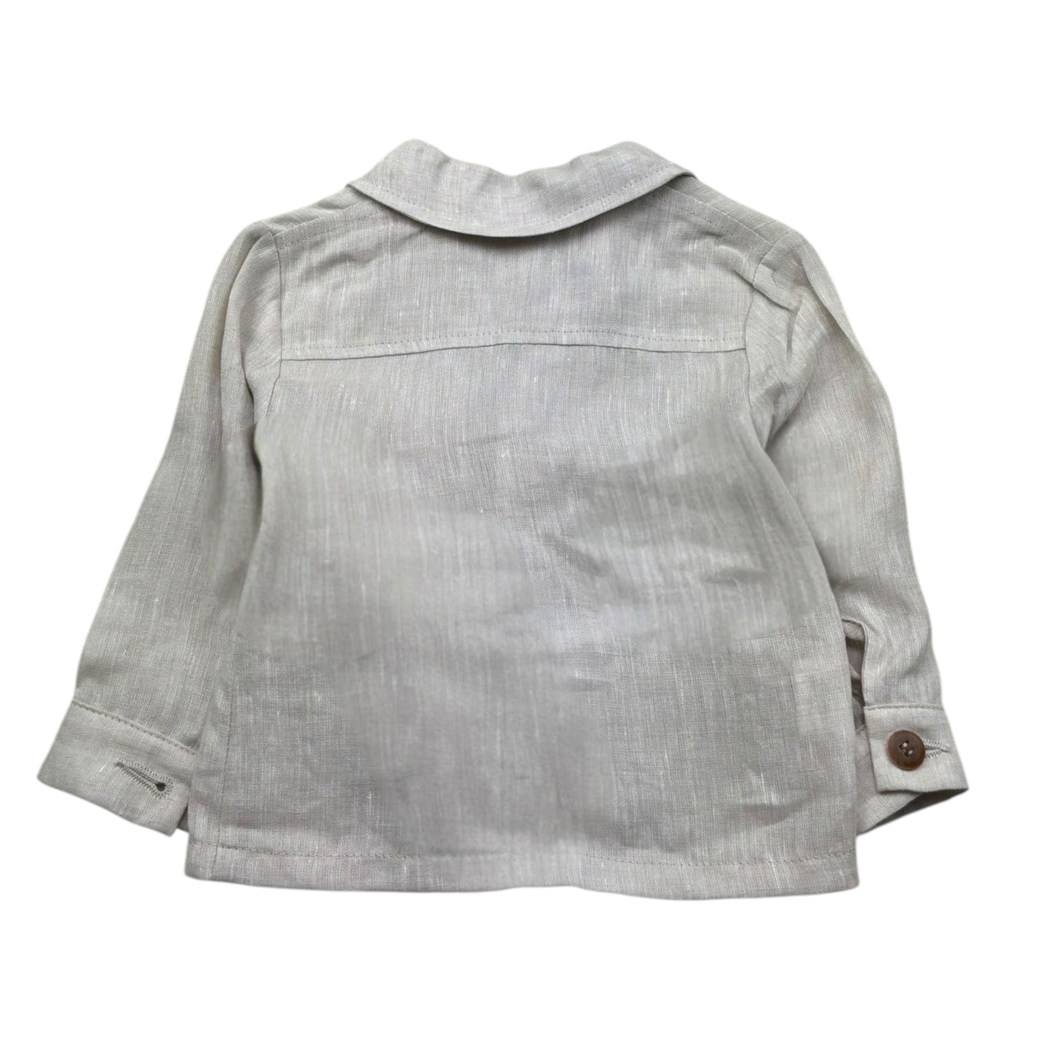 I Delfi Giacca Tinta Unita Monopetto per Neonato 25P5248 BEIGE I DELFI 