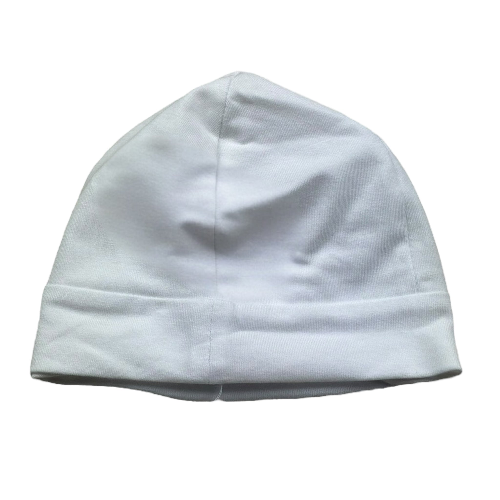 I Delfi Cappello Tinta Unita con Bottone per Neonato 25P5314 BIANCO I DELFI 