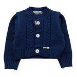 I Delfi Cardigan Tinta Unita per Neonato 25P5401 BLU I DELFI 