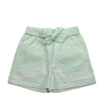 I Do Short Tinta Unita con Microfantasia per Bambina 4B530 VERDE I DO 