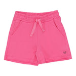 I Do Short Tinta Unita con Elastico In Vita per Bambina 4B538 ROSA I DO 