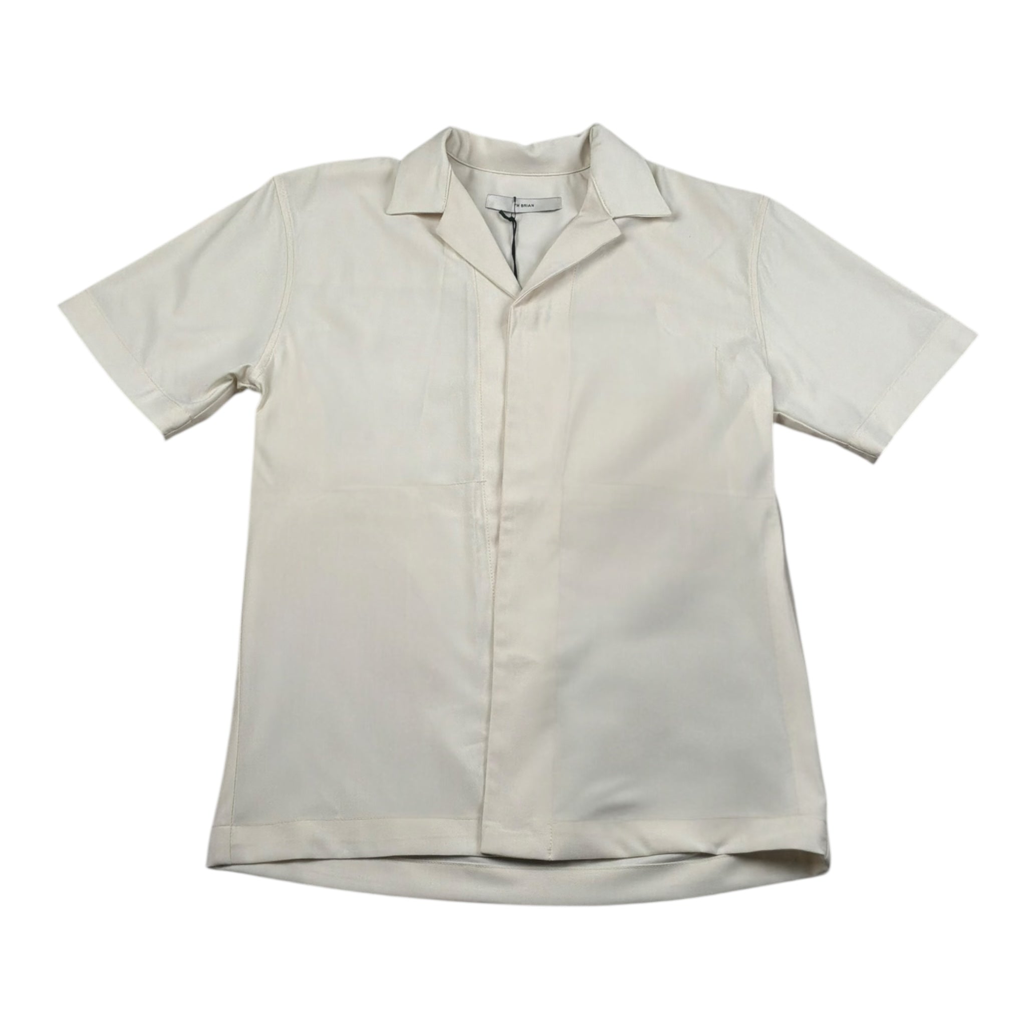 I'M Brian Camicia Mezza Manica Tinta Unita per Bambino CA3287J PANNA I'M BRIAN 