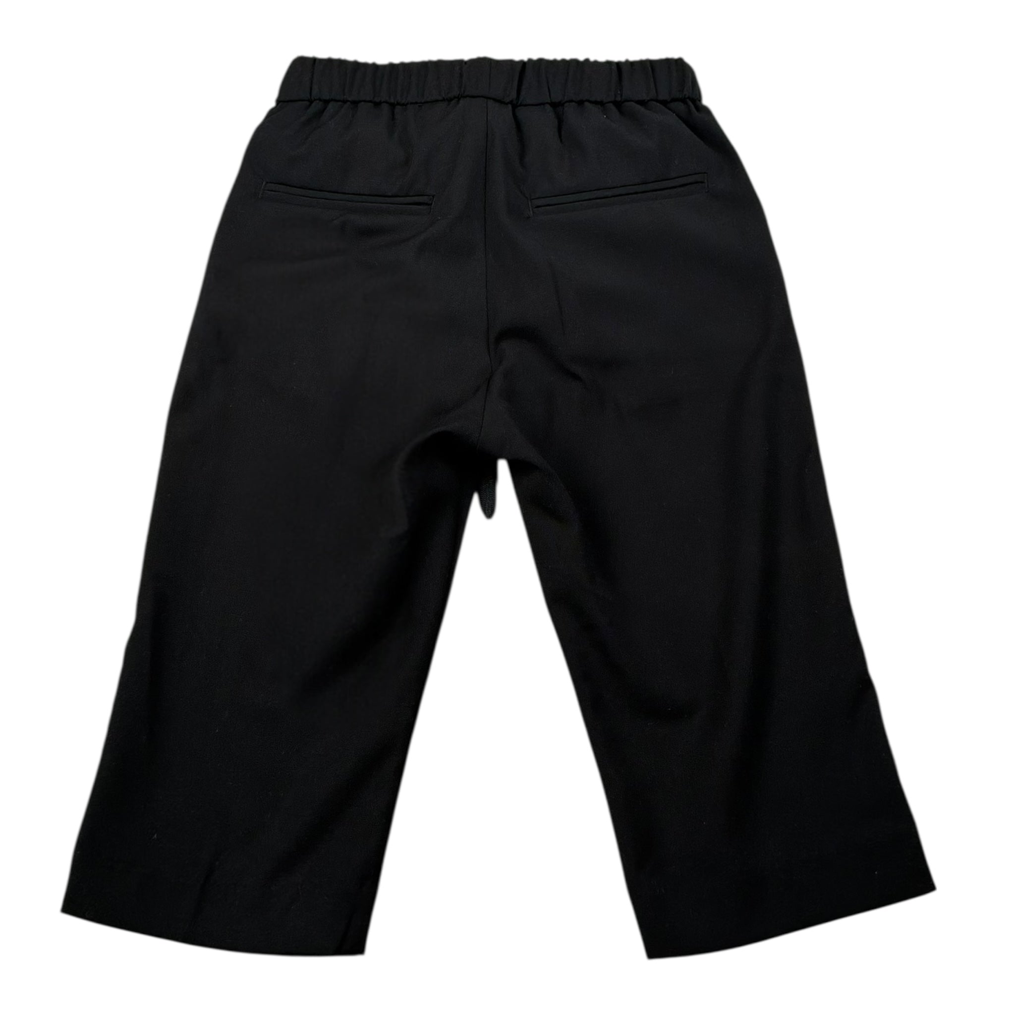 I'M Brian Pantalone Tinta Unita con Elastico In Vita per Bambino PA3269JXX NERO I'M BRIAN 