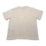 I'M Brian T-Shirt Girocollo Tinta Unita con Logo per Bambino TS3328J PANNA I'M BRIAN 
