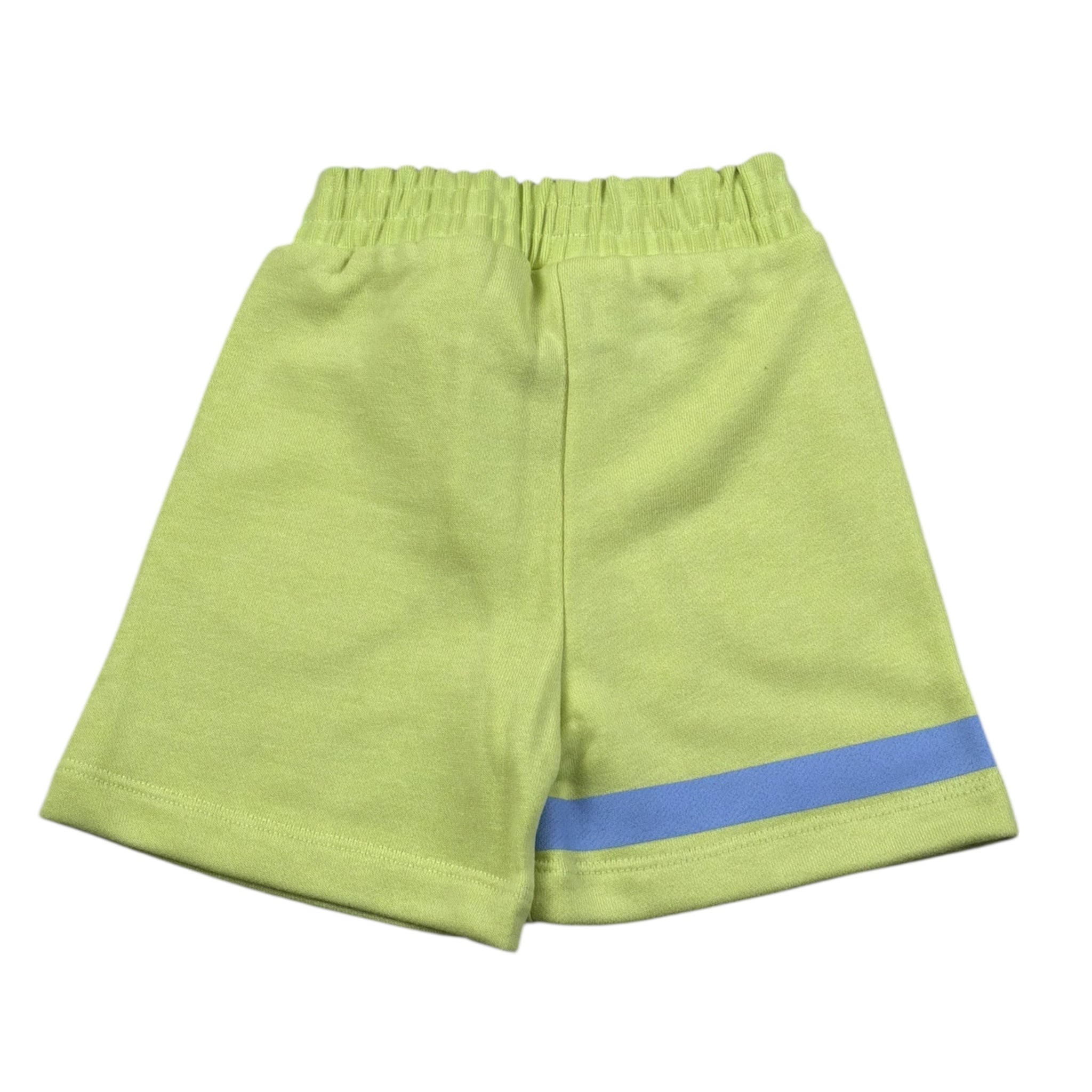 Iceberg Bermuda Felpa Tinta Unita con Stampa per Neonato BFICE5102BXX VERDE ICEBERG 