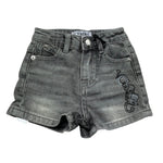 Iceberg Bermuda In Denim Tinta Unita con Logo per Neonato BMICE50108B NERO ICEBERG 