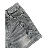 Iceberg Bermuda Tinta Unita In Denim con Girovita Regolabile per Neonato BMICE5108BXX GRIGIO ICEBERG 