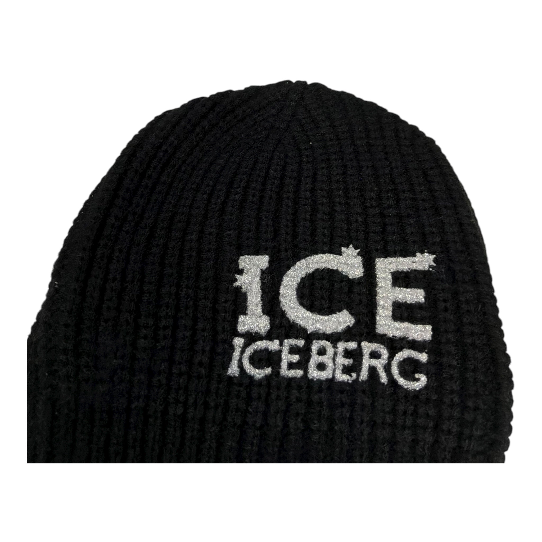 Iceberg Cappello Tinta Unita con Logo per Bambina CAPICE100JF NERO ICEBERG 