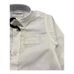 Iceberg Camicia Manica Lunga Tinta Unita con Logo per Bambino CMICE5103BJ PANNA ICEBERG 