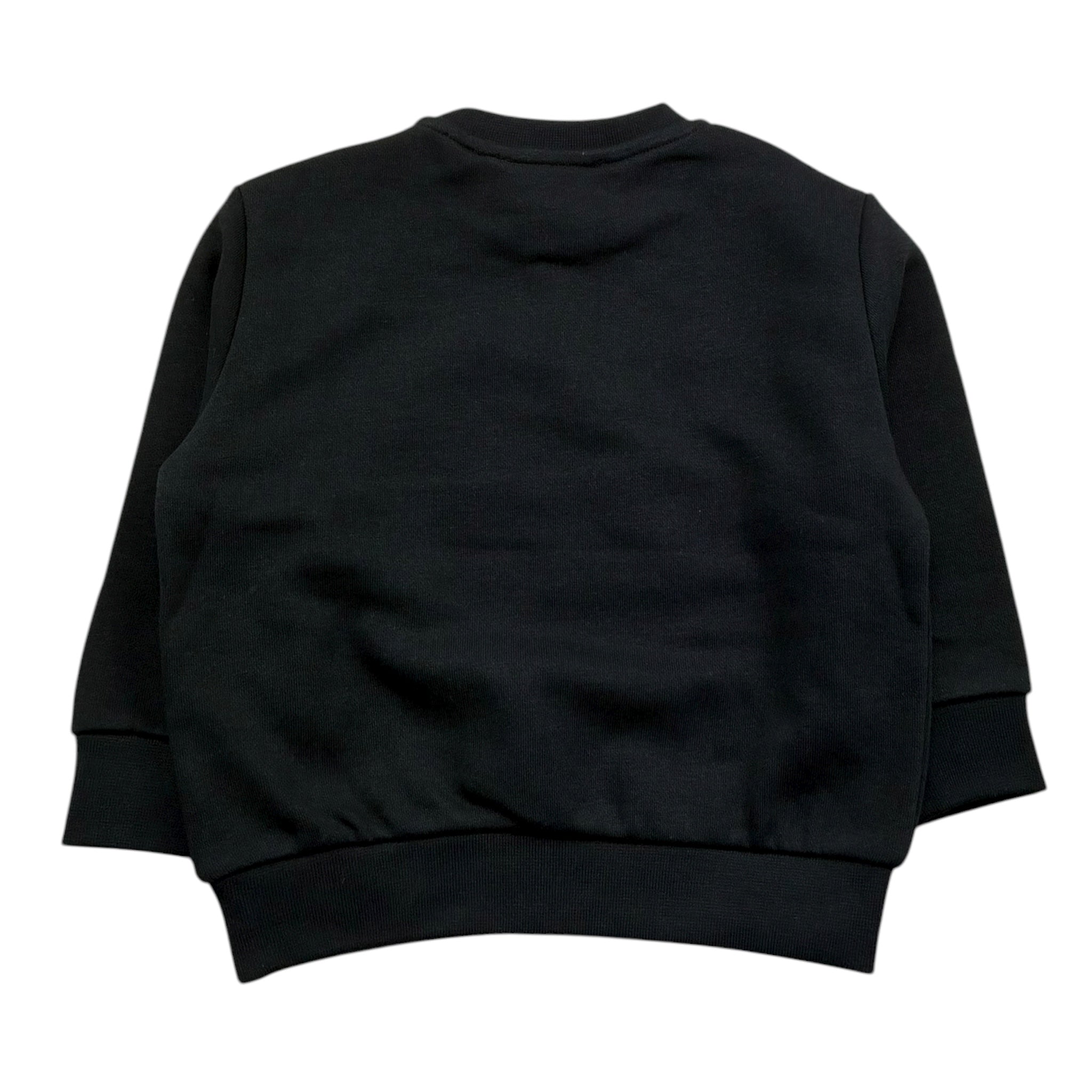 Iceberg Felpa Chiusa Girocollo Tinta Unita con Logo per Neonato MFICE5117B NERO ICEBERG 