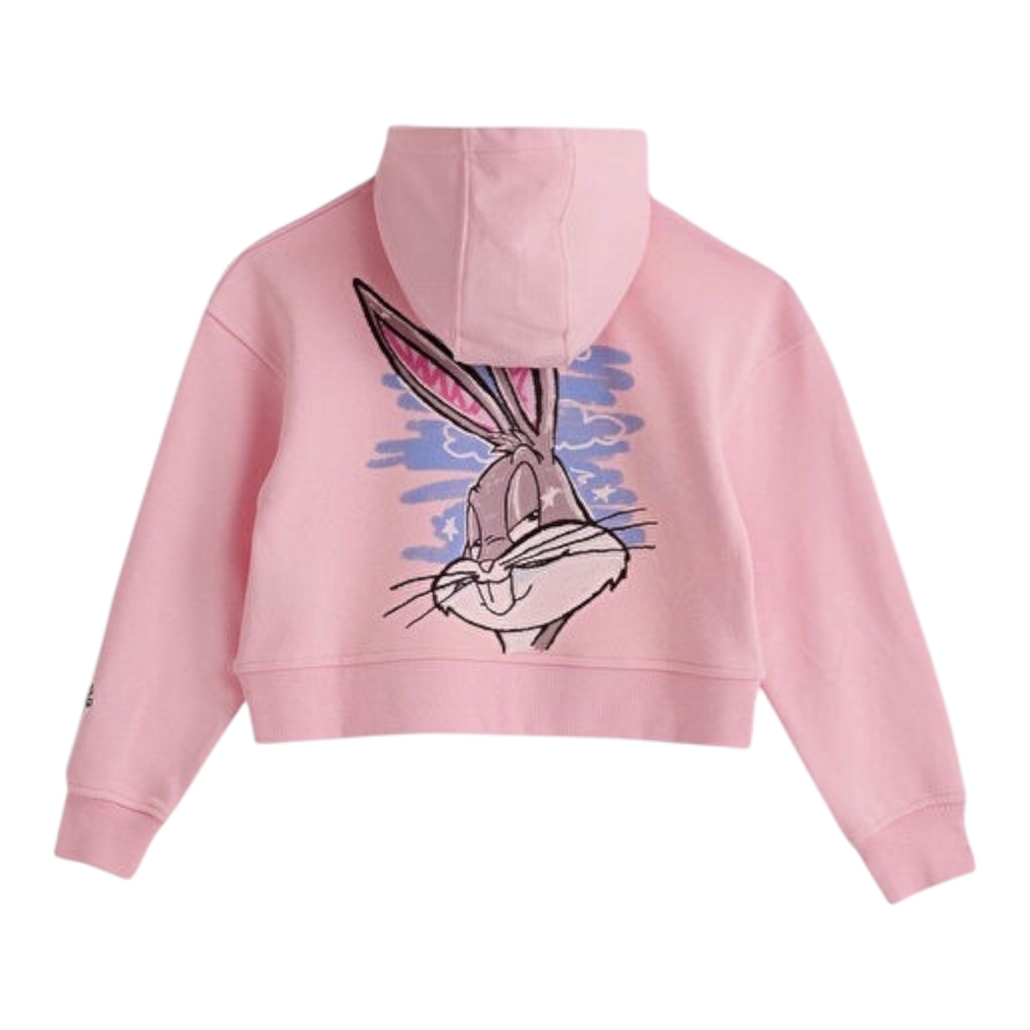 Iceberg Felpa Tinta Unita con Cappuccio E Stampa per Bambina MFICE5152J ROSA ICEBERG 