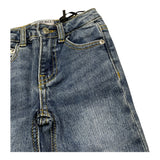 Iceberg Jeans Tinta Unita con Girovita Regolabile per Neonato PTICE4313BN BLU ICEBERG 