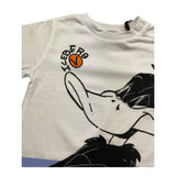 Iceberg T-Shirt Girocollo Tinta Unita con Stampe In Contrasto per Neonato TSICE5102B BIANCO ICEBERG 
