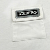 Iceberg T-Shirt Girocollo Tinta Unita con Stampa per Neonato TSICE5103BX BIANCO ICEBERG 