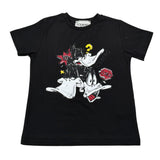 Iceberg T-Shirt Girocollo tinta unita con Stampa Nero per Neonato TSICE5107BXXX NERO ICEBERG 