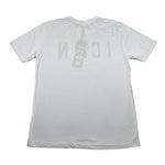 Icon T-Shirt Girocollo Tinta Unita con Logo per Bambino IBKS00489 BIANCO ICON 
