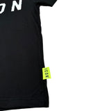 Icon T-Shirt Girocollo Tinta Unita con Logo per Bambino IBKS00489 NERO ICON 