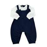 Il Gufo Tutina Bicolore con Fiocchi per Neonata P18TL089M0014 BIANCO/BLU IL GUFO 