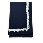 Il Gufo Coperta Tinta Unita con Stampa per Neonata P19OG057M0032 BLU IL GUFO 