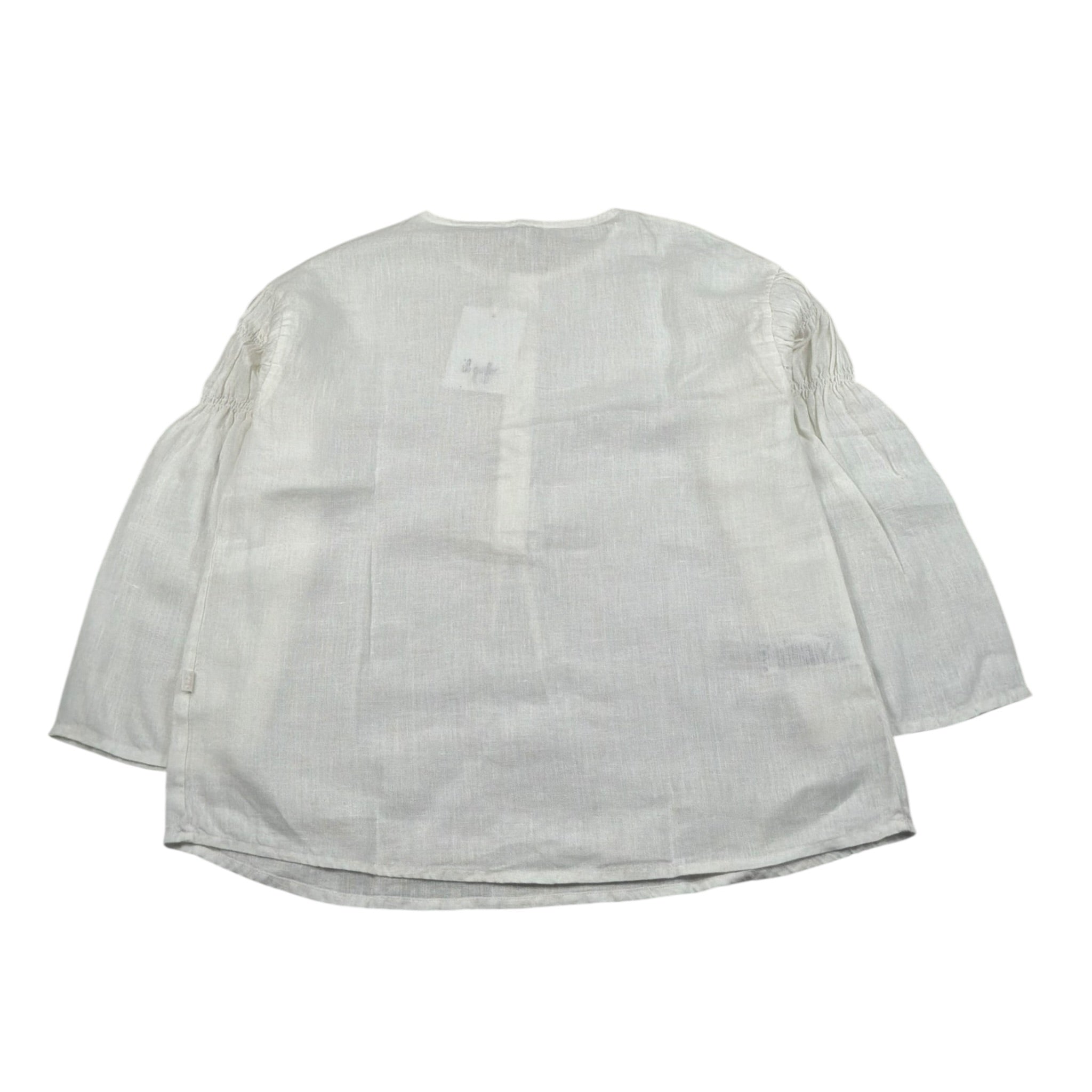 Il Gufo Camicia Manica Lunga Tinta Unita per Bambina P25CL253L6006 PANNA IL GUFO 
