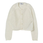 Il Gufo Cardigan Tinta Unita Traforato per Bambina P25GF440EM109J PANNA IL GUFO 