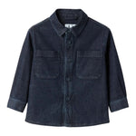 Il Gufo Giacca Tinta Unita In Denim per Bambino P25GR176J0034 BLU IL GUFO 