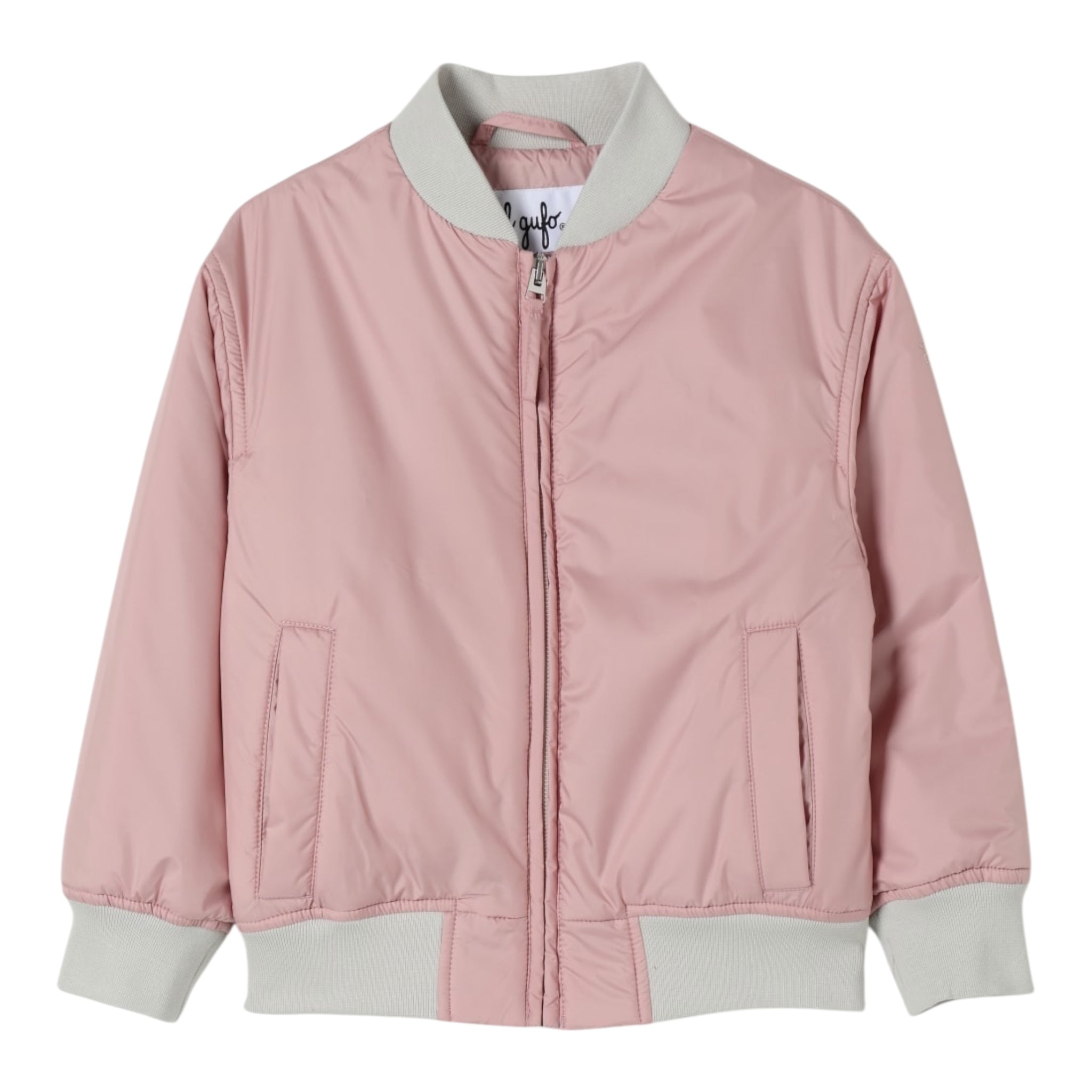 Il Gufo Giubbino Tinta Unita con Zip per Bambina P25GR205NN106 ROSA IL GUFO 