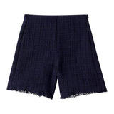 Il Gufo Short Tinta Unita con Girovita Regolabile per Bambina P25PB191C5052 BLU IL GUFO 