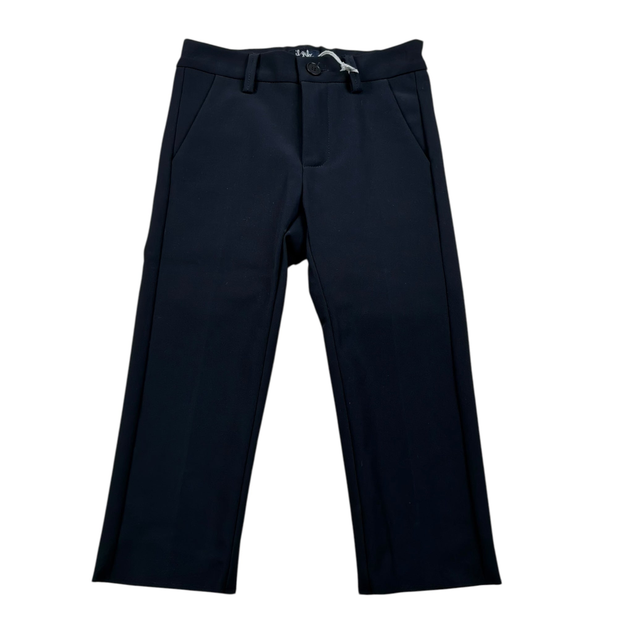 Il Gufo Pantalone Tinta Unita con Girovita Regolabile per Neonato P25PL266N0057N BLU IL GUFO 